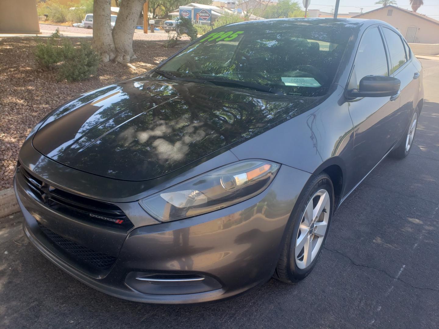 2015 /gray and black Dodge Dart SXT (1C3CDFBB5FD) with an 2.4L L4 DOHC 16V engine, 4-Speed Automatic transmission, located at 323 E Dunlap Ave., Phoenix, AZ, 85020, (602) 331-9000, 33.567677, -112.069000 - 2015 Dodge Dart,...... A Real Must See!!.... No accidents, Power everything, Ice cold ac, Clean Gray and Black interior with Black cloth seats in near perfect condition, power windows, power door locks, Stereo/CD Player, Phone sync, Bluetooth, clean Arizona title, Runs and Drives Excellent. Very cle - Photo#0